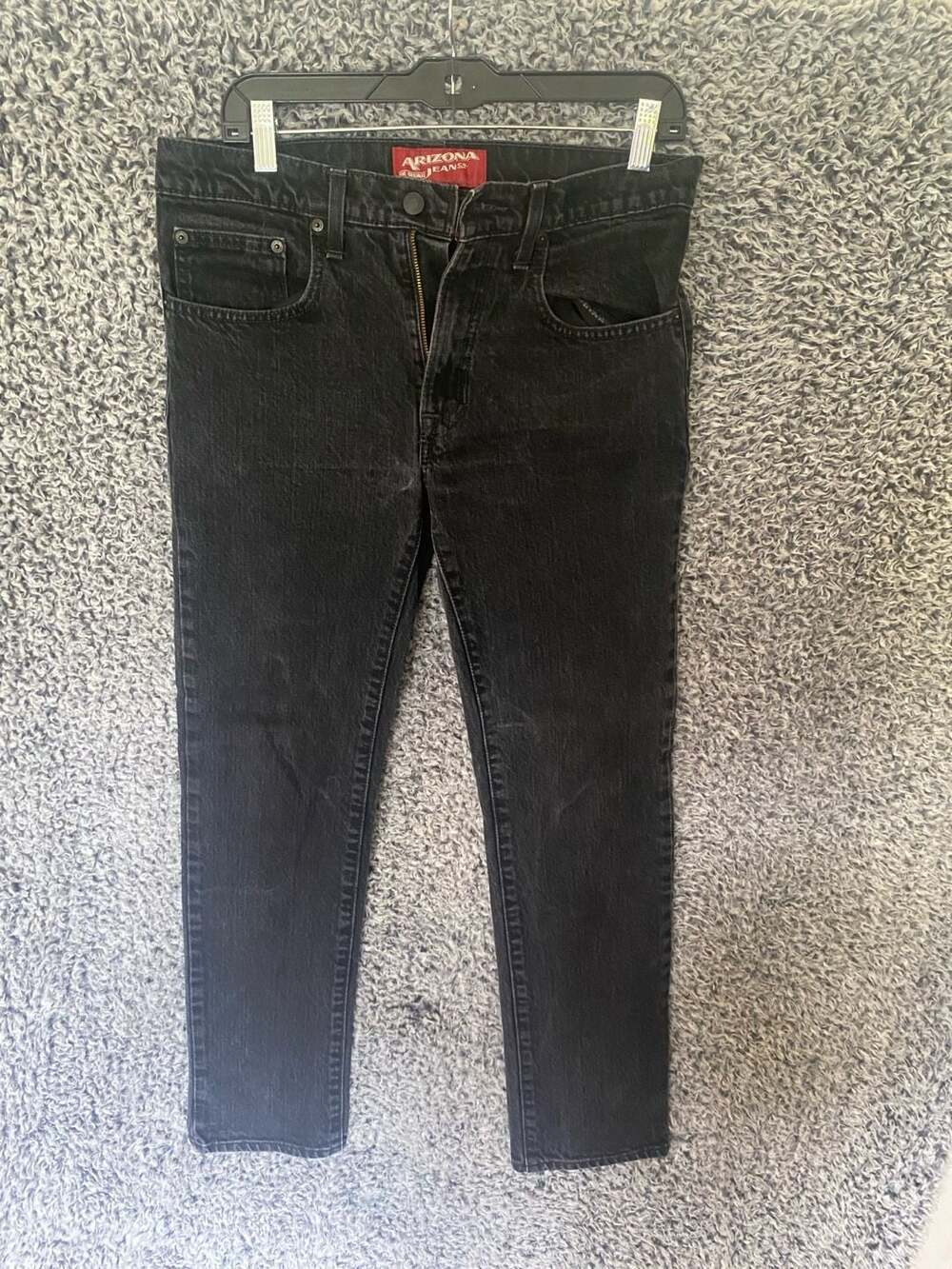 Arizona Jean Co. Men's Black Skinny Fit Jeans Size 31x30